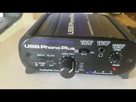 ART USB Phono Plus OVERVIEW and usage.