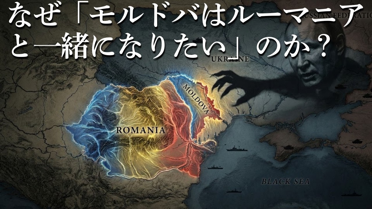 プーチンの悪夢。なぜ、今「モルドバはルーマニアと一緒になりたい」のか？【ゆっくり解説】