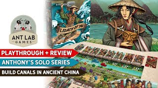 Legacy of Yu Board Game | Solo Series | Playthough and Impressions