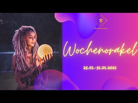 🔮Wochenorakel 25.01.-31.01.2021 | Orakel für alle | Liebe | Beruf | Seelenpartner Dualseele Single