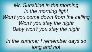 Regina Spektor - Sunshine Lyrics
