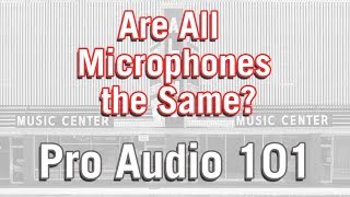 Video thumbnail for Are All Microphones the Same? Condenser vs Dynamic, SM57 vs SM94 by Alamo Music Center