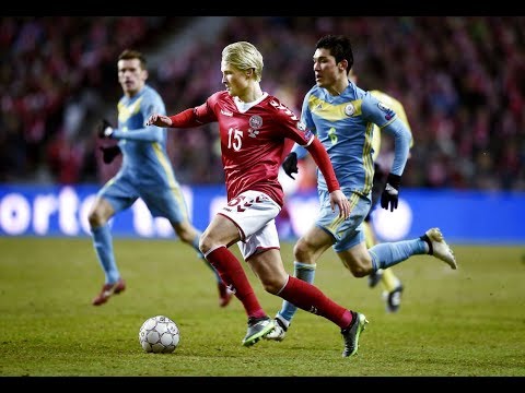 Kasper Dolberg debut goal for Denmark!!