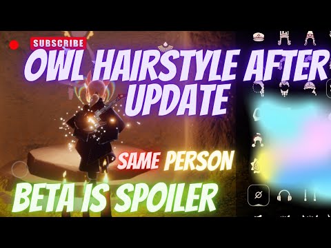 ❄ Beta Is Spoiler - Both Owl Hairstyles Are Same ❄ - SkyBetaCotL💡