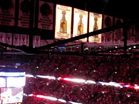 National Anthem Chicago Blackhawks V Detroit Red Wings 12/20/2009
