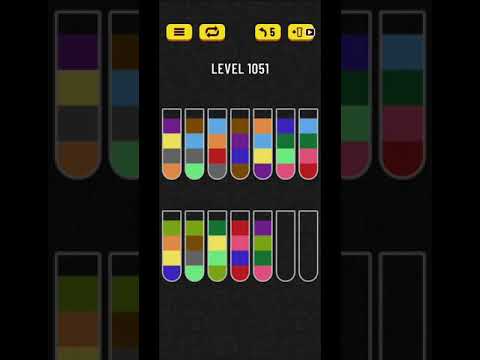 Water sort puzzle level 1051