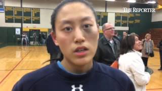 GIRLS HOOPS: North Penn's Irisa Ye talks about the Maidens 53-37 PIAA AAAA 1st round win over Pittst