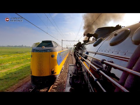 We have the best office view: Rotterdam - Gouda - Utrecht SSN Nostalgia Express BR23 7/5/2022