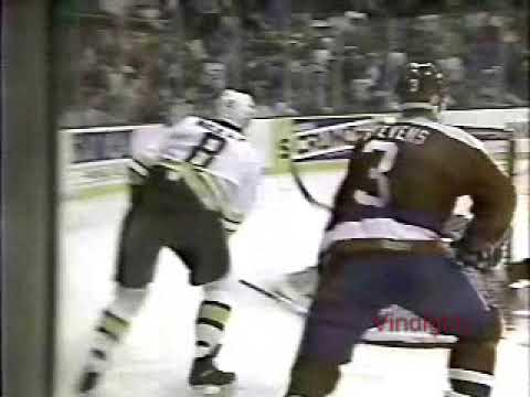 Scott Stevens hits Cam Neely season 1987-88