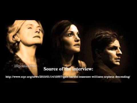 Gale Harold - Interview with Alex Cohen about the play "Orpheus descending" - 14/01/2010