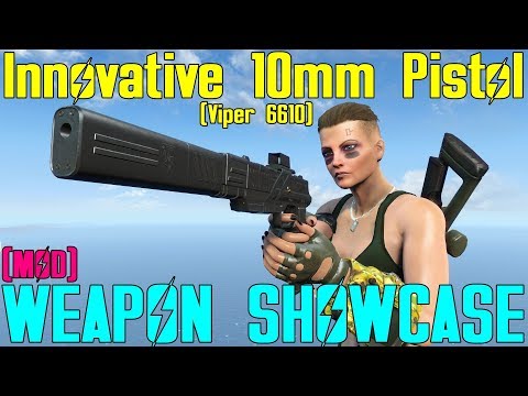 Fallout 4: Weapon Showcases: Viper 6610 - Innovative 10mm Pistol (Mod)