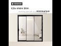 Nhôm Yongxing Slim45 Mở Quay Mở Lùa Nhomslim Cuanhomslim Nhomyongxing Nhomsoco Slimyongxing