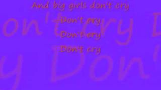 Download lagu Big Girls Dont Cry Remix Lyrics- Fergie Ft Sean Kingston mp3 Download lagu Big Girls Dont Cry Remix Lyrics- Fergie Ft Sean Kingston mp3