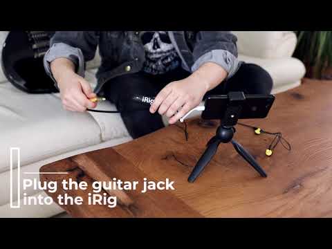 How to connect your guitar to your Android and iOS smartphone? (with iRig)