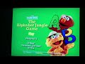Opening To Sesame Street The Alphabet Jungle Game 2001 DVD