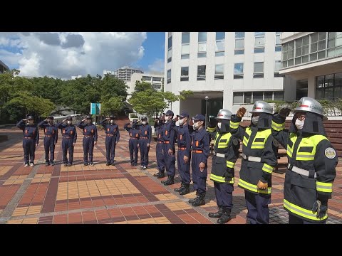 家族と街は私が守る！～1日消防団員を体験～