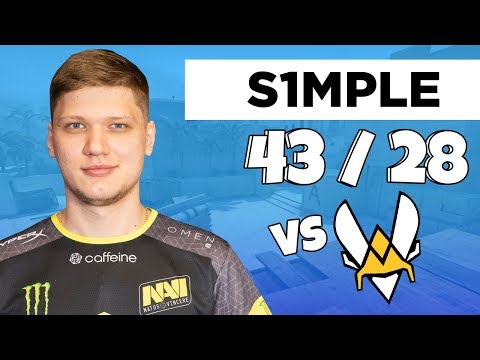 CS:GO POV - S1MPLE 43/28 vs. VITALITY @ IEM Katowice 2019 [NAVI vs VITALITY]