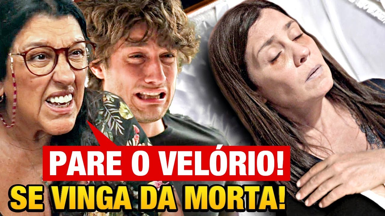 AMOR DE MÃE - Lurdes e Camila param o velório da Thelma e se finalizam a vingança de forma genial!