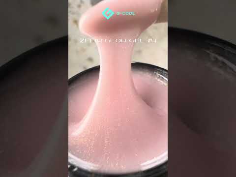 ZEFIR Glow Gel Box G-Code — набір шимерних нюдових гелів для укріплення та нарощення (5×5 мл)
