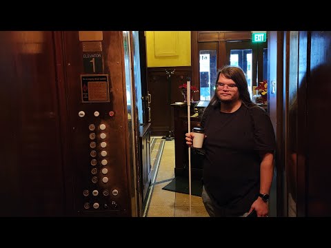 GORGEOUS Otis Vanity Traction Elevator at The Sentinel Hotel in Portland, OR