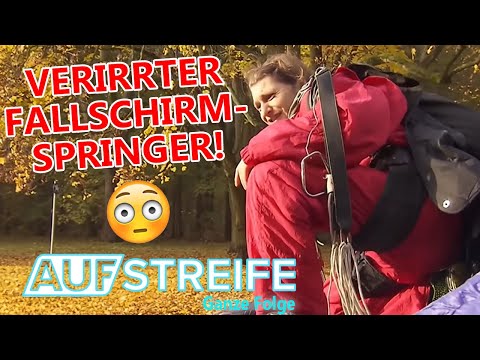 Schock auf Streifenfahrt: Beamte finden verirrten Fallschirmspringer! |Auf Streife-Ganze Folge|SAT.1
