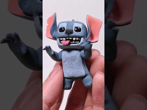 STITCH Clay Art (Lilo & Stitch) but Minecraft Movie Style 🧱