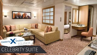 Celebrity Equinox | Celebrity Suite Full Walkthrough Tour & Review 4K | 2021