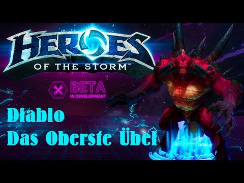 Heroes of the Storm Beta Diablo gameplay Deutsch HD