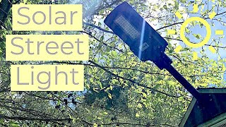 LTMATE/FAVORWE Solar Street Light Unboxing + Review!