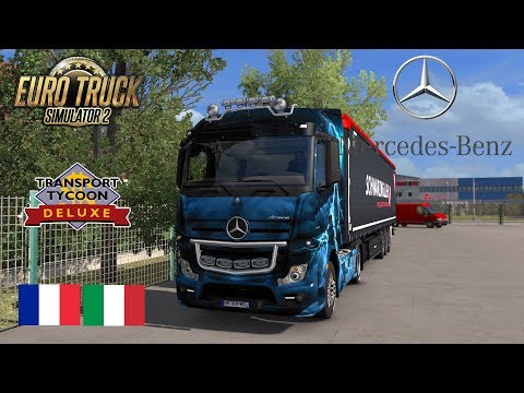 Euro Truck Simulator 2 : Dijon (F) ▶ Venezia (I) - Mercedes-Benz New Actross Streamspace