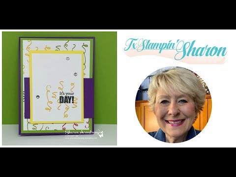 Make a Festive Fun Fold Birthday Card