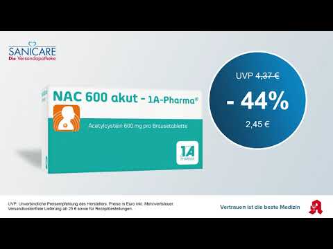 NAC 600   1A Pharma   Jetzt bei SANICARE kaufen