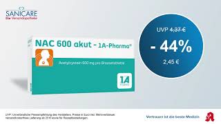 NAC 600   1A Pharma   Jetzt bei SANICARE kaufen