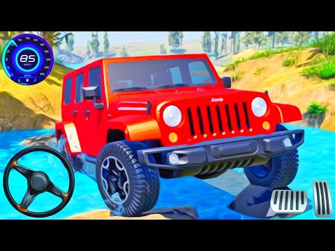 4x4 Jeep Offroad Luxury Driving Simulator 3D - SUV Thar Mountain Hill Climbing : Android Gameplay