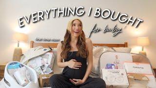 EVERYTHING I BOUGHT FOR BABY 2023 | Baby Haul & Everything On My Baby Registry as a First Time Mom!