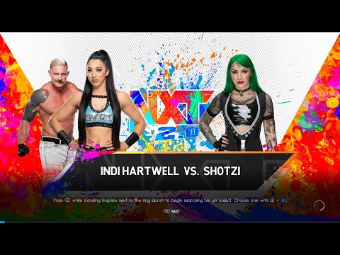 WWE 2K22 - Indi Hartwell vs Shotzi Blackheart