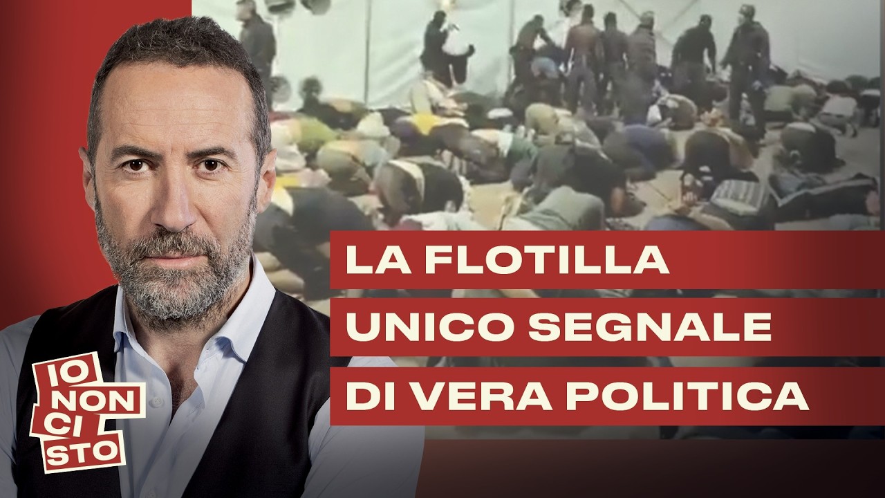 La flotilla, unico segnale di vera politica