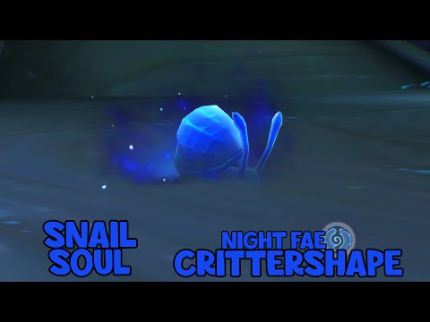 WoW Shadowlands 9.2 - Snail Soul | Night Fae Crittershape