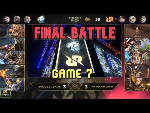RRQ vs Evos Legends Grand Finals Game 7 | M1 World Championships 2019 | Mobile Legends