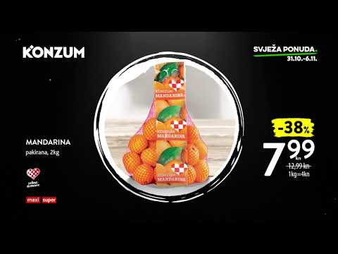 Konzum svježa ponuda 31.10. - 6.11.