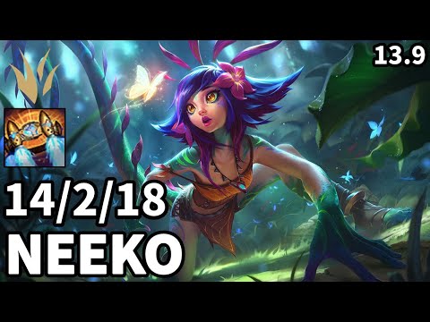 Neeko Jungle vs Kha'Zix - KR Master  | Patch 13.9