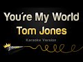 Tom Jones You Re My World Karaoke Version