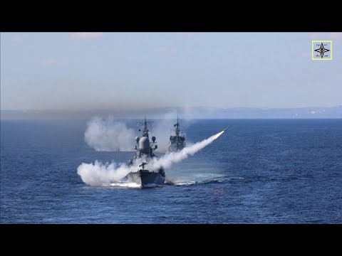 Russian Marshal Shaposhnikov modernized frigate Fires New Artillery Systems in Sea of Japan!