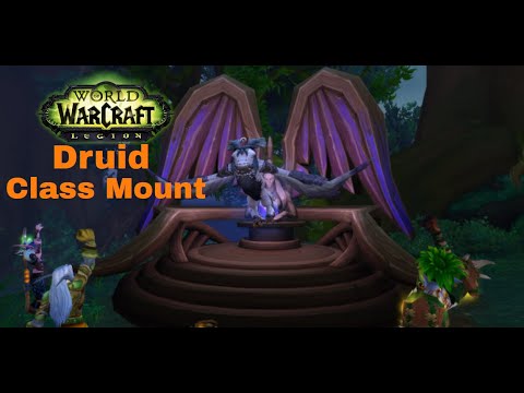 WoW Legion:Druid Class Mount-Archdruid's Lunarwing Form