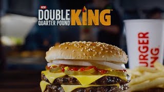 Burger King Double Quarter Pound King - Shots Fired At McDonald's