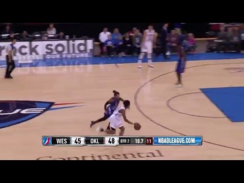 Cameron Payne shakes, bakes and slams for OKC Blue!