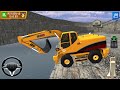 Heavy Bucket Excavator Driving At Quarry Construction Site 5 Android Gameplay