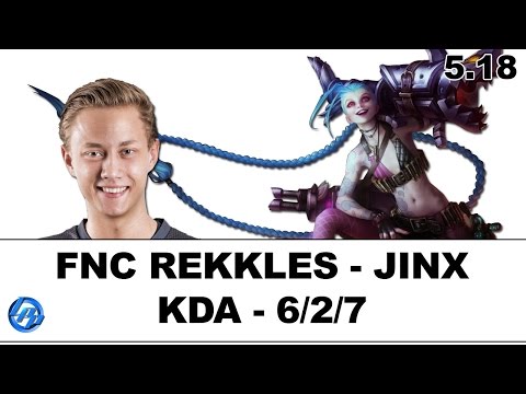 FNC Rekkles - Jinx vs Vayne - Kr Duo Febiven
