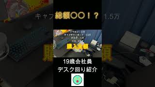 【総額？？万】19歳会社員のデスク周り紹介#ゲーミングpc #ゲーミング #デスクツアー #ガジェット  #apex