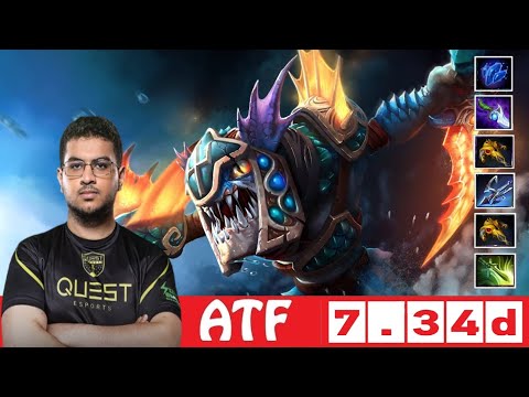 [DOTA 2] ATF the SLARK [OFFLANE] [7.34d]